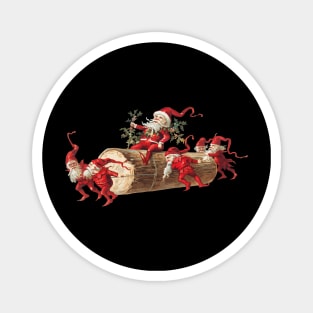 Classic Christmas Elves Magnet